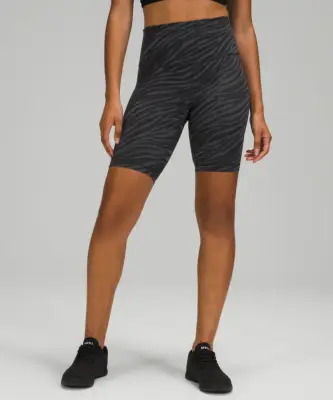Lululemon Wunder Train High Rise Short: Le Tigre Camo Deep Coal Multi