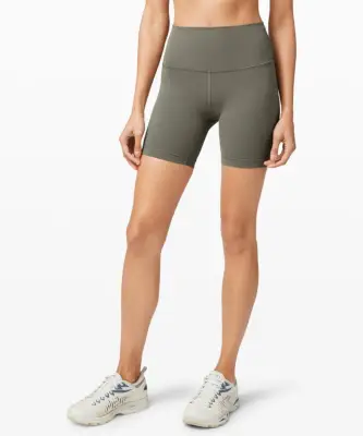 Lululemon Wunder Train High-Rise Short: Gray Sage