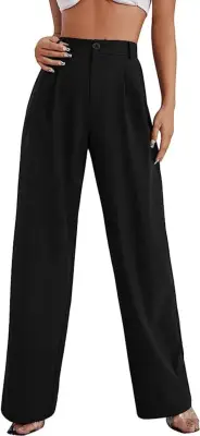 High-Waisted Wide-Leg Pants For Women