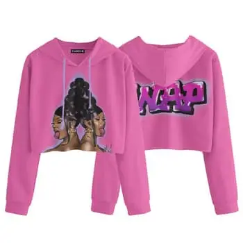 Cardi B WAP Air Brush T-Shirt (Pink)
