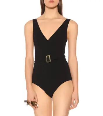Lisa Marie Fernandez Yasmin Belted Swimsuit