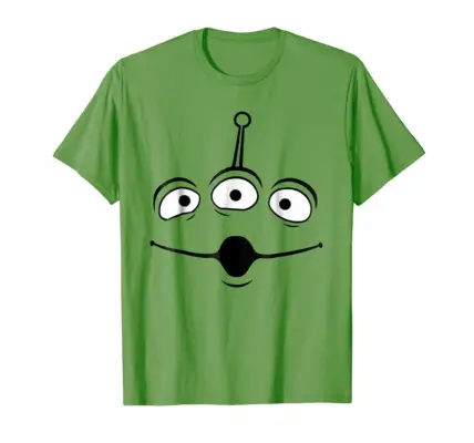 Toy Story Alien Face Graphic T-Shirt