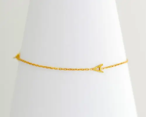 Tiny Letter Bracelet