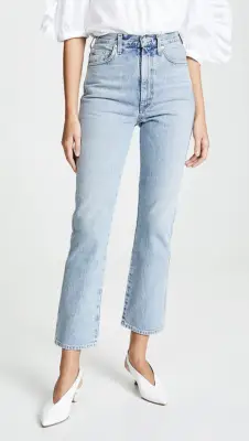Agolde High Rise Kick Pinch Waist Jeans