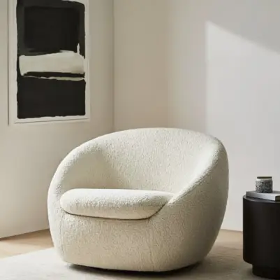 A Comfy Seat: West Elm Cozy Swivel Chair