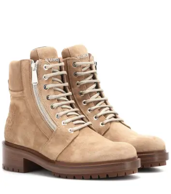 Balmain Ranger Suede Ankle Boots