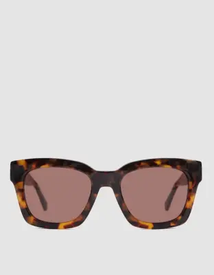Ganni Alice Shades in Tortoise