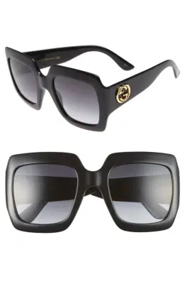 Gucci 54mm Square Sunglasses