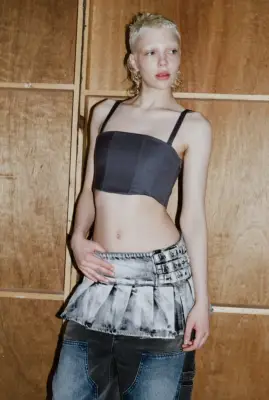 A Skin-Baring Corset