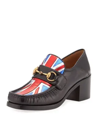 Gucci Vegas Union Jack Loafer Pump
