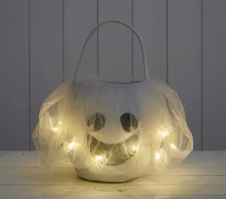 Light Up Ghost Treat Bag