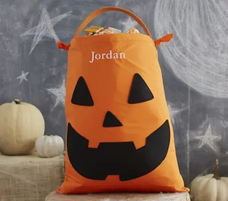 Pumpkin Pillowcase Treat Bag