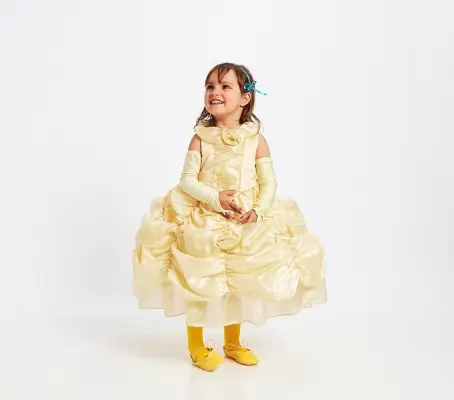 Kids Light Up Disney Princess Belle Halloween Costume