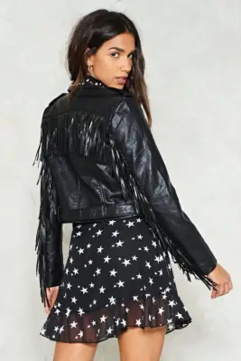 Nasty Gal Fringe Jacket