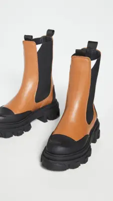 Ganni Midcalf Chelsea Boots