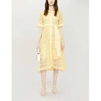 Fashion Union Midi Dress With High Halter Neck in Gingham