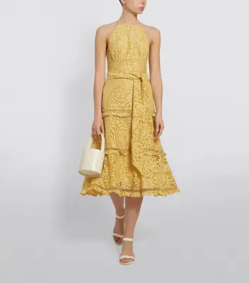 Keepsake The Label Imagine Lace Midi Dress