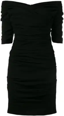 Dolce & Gabbana Ruched Cocktail Dress