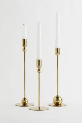 Statement Candlesticks: H&M Metal Candlestick