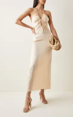 Johanna Ortiz Solo Voyaging Silk Maxi Dress