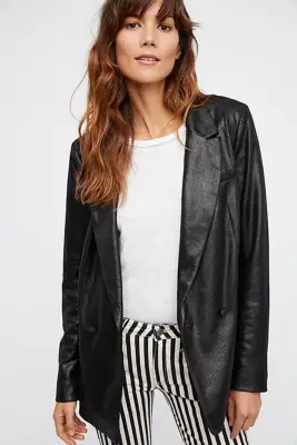 Free People Austin Vegan Blazer