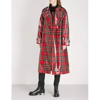 Burberry Eastheath patent-wool trench coat