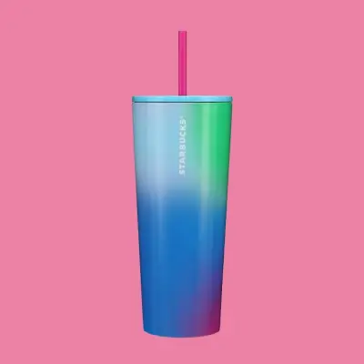 Starbucks Technicolor Paint Cold Cup