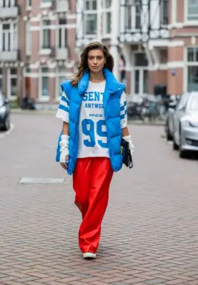 What to Wear to a Hockey Game: Bright Layers