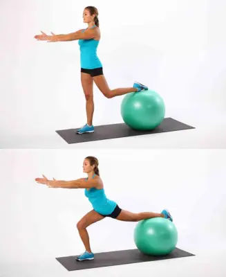Lunges on a Ball