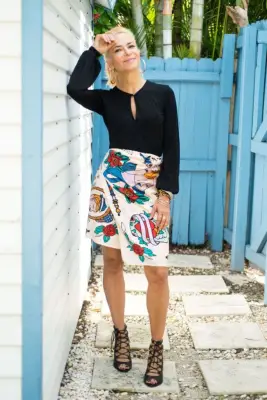 One-Shouldered Dress With Belt