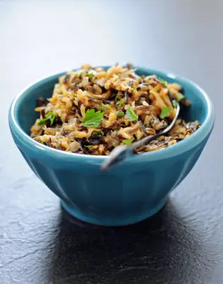 Unique Thanksgiving Side Dish: Wild Rice Stuffing With Mushrooms