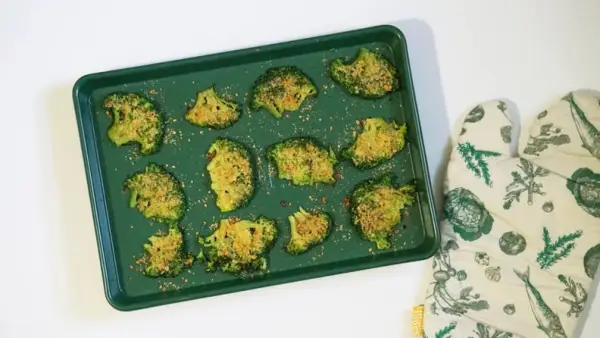 Unique Thanksgiving Side Dish: Smashed Broccoli