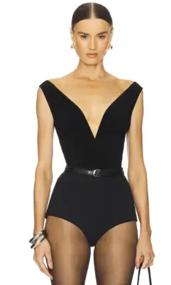 A Black Bodysuit