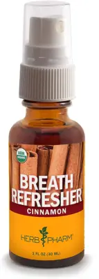 Herb Pharm Cinnamon Certified Organic Herbal Fresh Breath Spray
