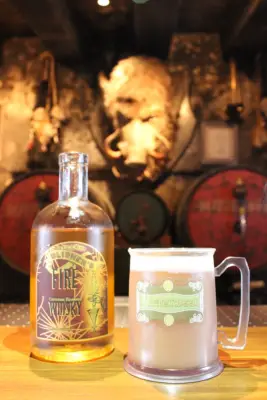 You can send your purchases from Honeydukes and other shops to the park entrance.