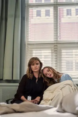 DEVIL IN OHIO, from left: Emily Deschanel, Madeleine Arthur, Broken Fall