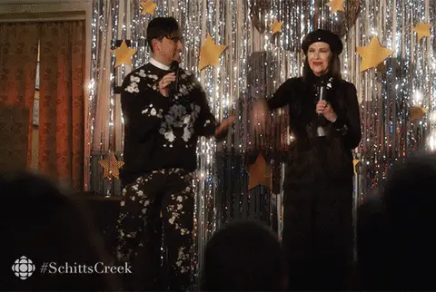 When Moira and David Perform Wearing These Outfits