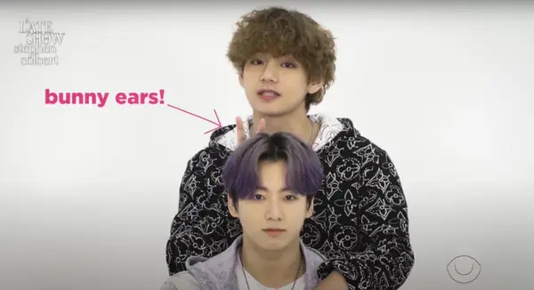 Jungkook and V From BTS Doing a 