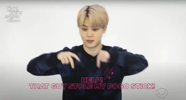 Jimin From BTS Doing a 