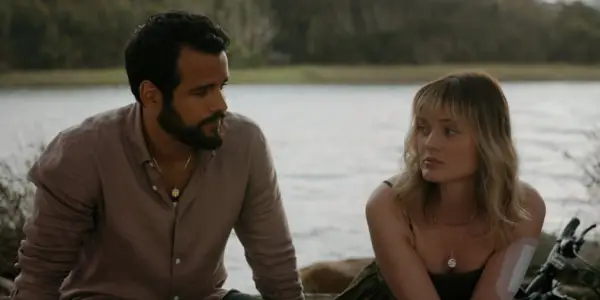 Pieces of Her. (L to R) Jacob Scipio as Jack/Michael Vargas, Bella Heathcote as Andy Oliver in episode 108 of Pieces of Her. Cr. Courtesy Of Netflix © 2022