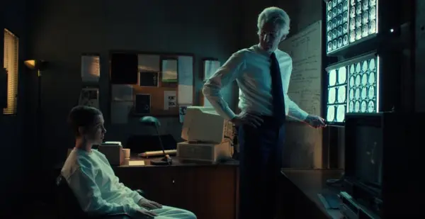 STRANGER THINGS, from left: Millie Bobby Brown, Matthew Modine, 