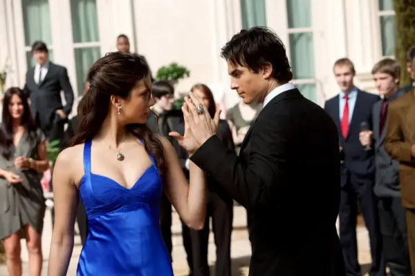 Nina Dobrev and Ian Somerhalder