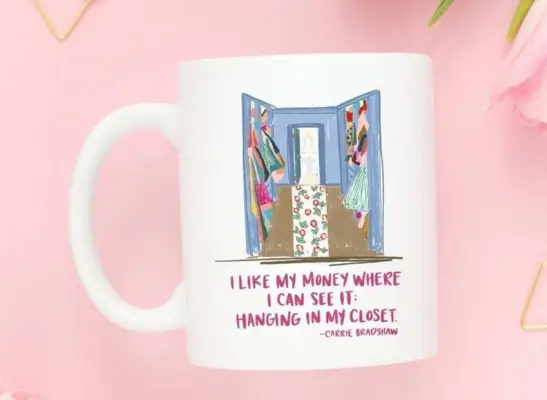 Best For Shopaholics: I Like My Money Where I Can See It Mug