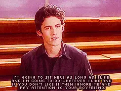 OK, so his flirt tactics are a little confusing.