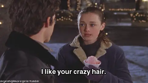 His hair is mesmerizing.