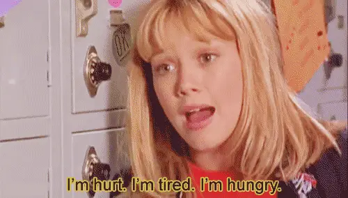 But she definitely has her tough days.