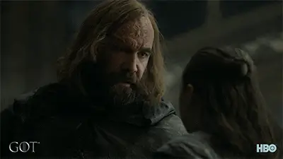 Arya and the Hound Make 1 Last Run