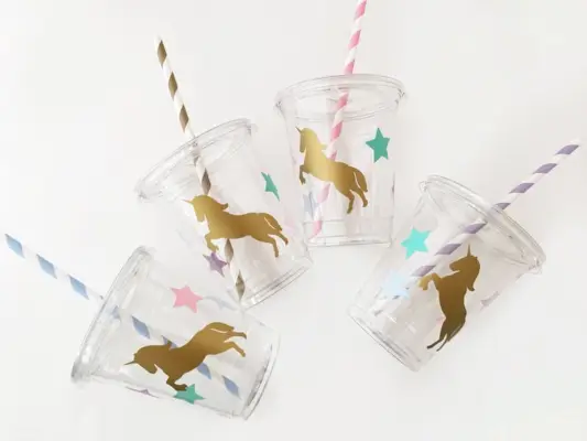 Unicorn Party Cups
