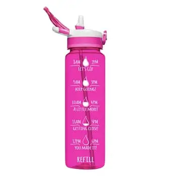 Leak-Proof Water Bottle With Measurements