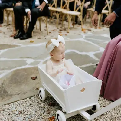 Flower Girl Basket Alternatives: A Wedding Wagon